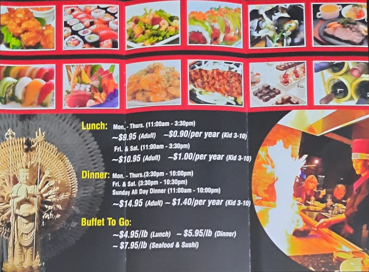Hibachi Sushi Supreme Buffet Menu - Image 2