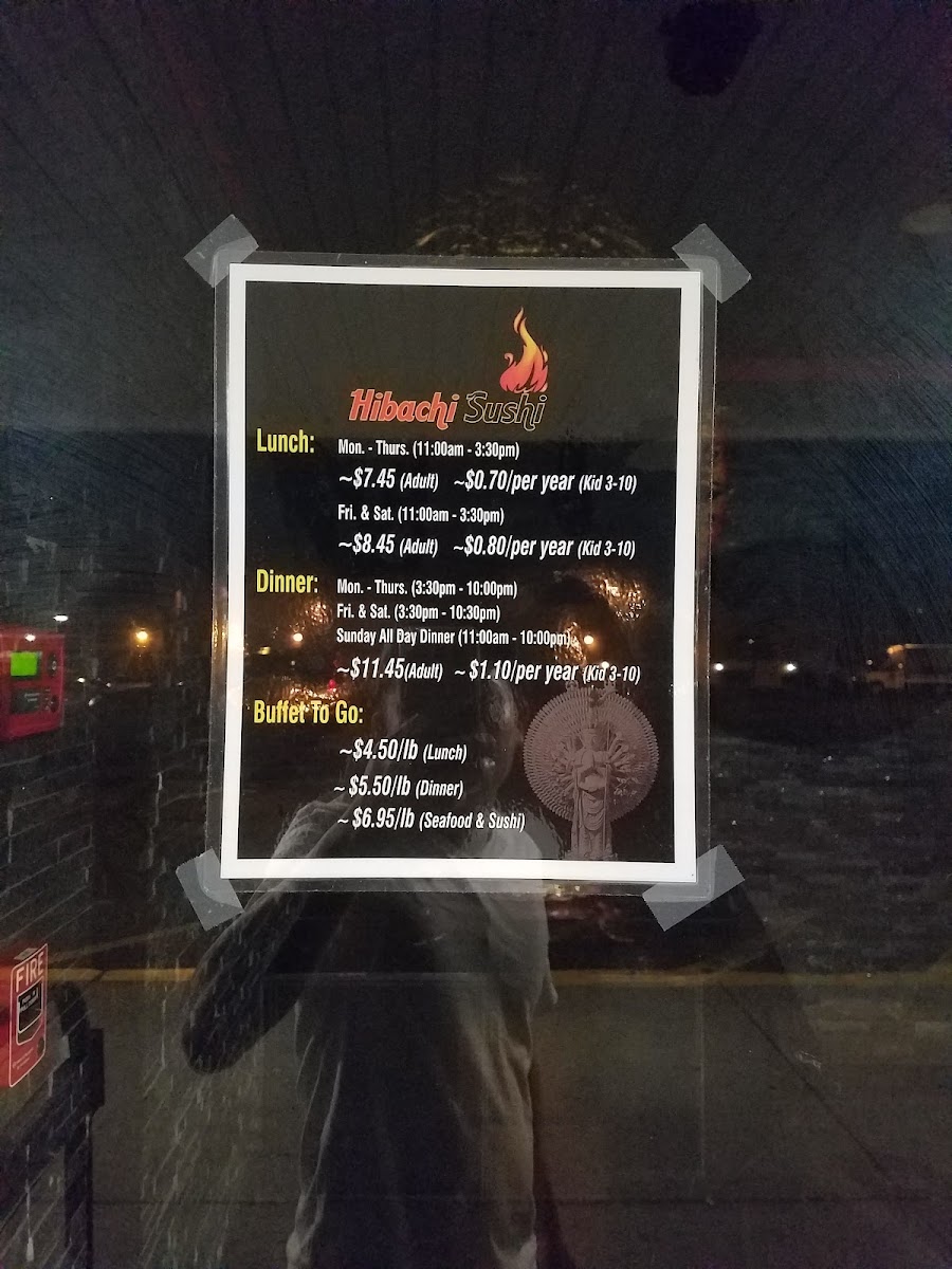 Hibachi Sushi Supreme Buffet Menu - Image 4